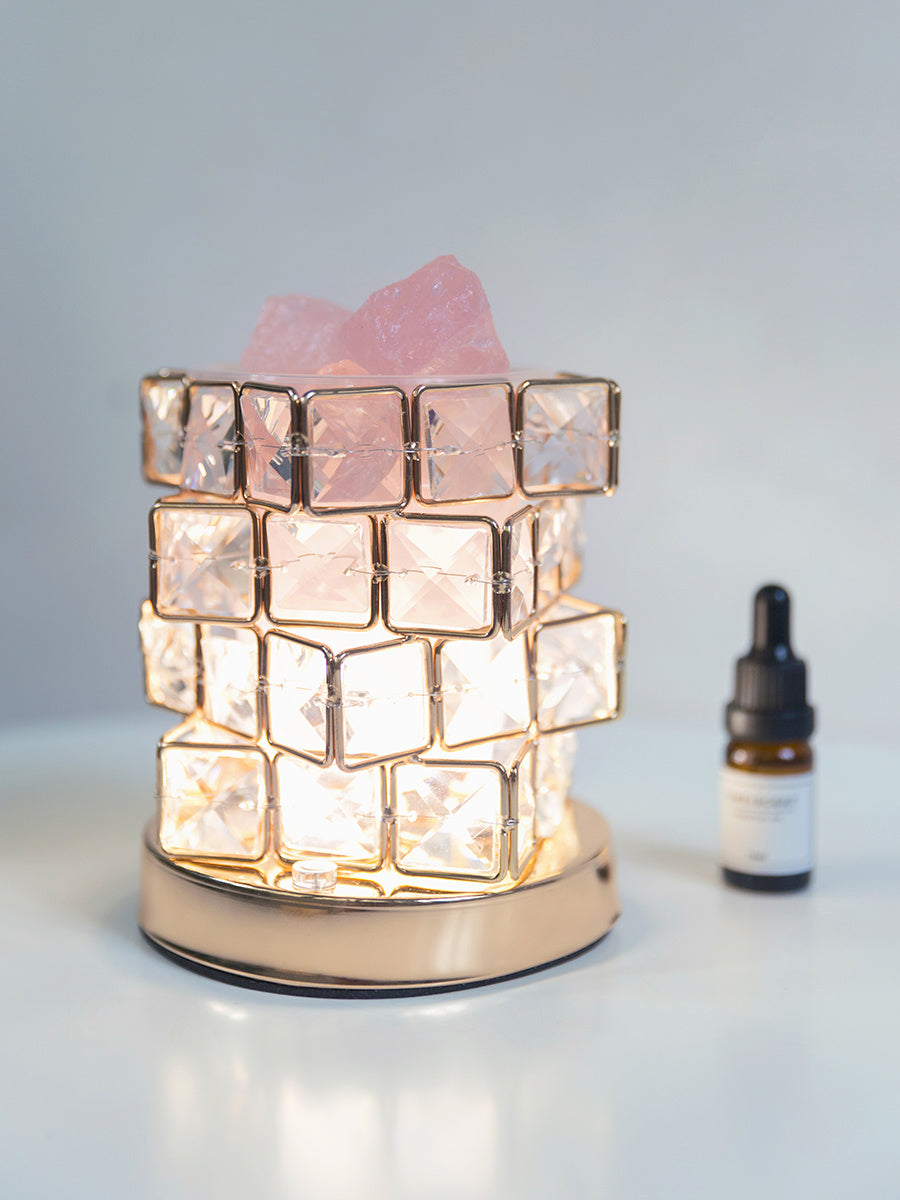 Fire Aromatherapy Crystal Diffuser Indoor Durable Household Night Light