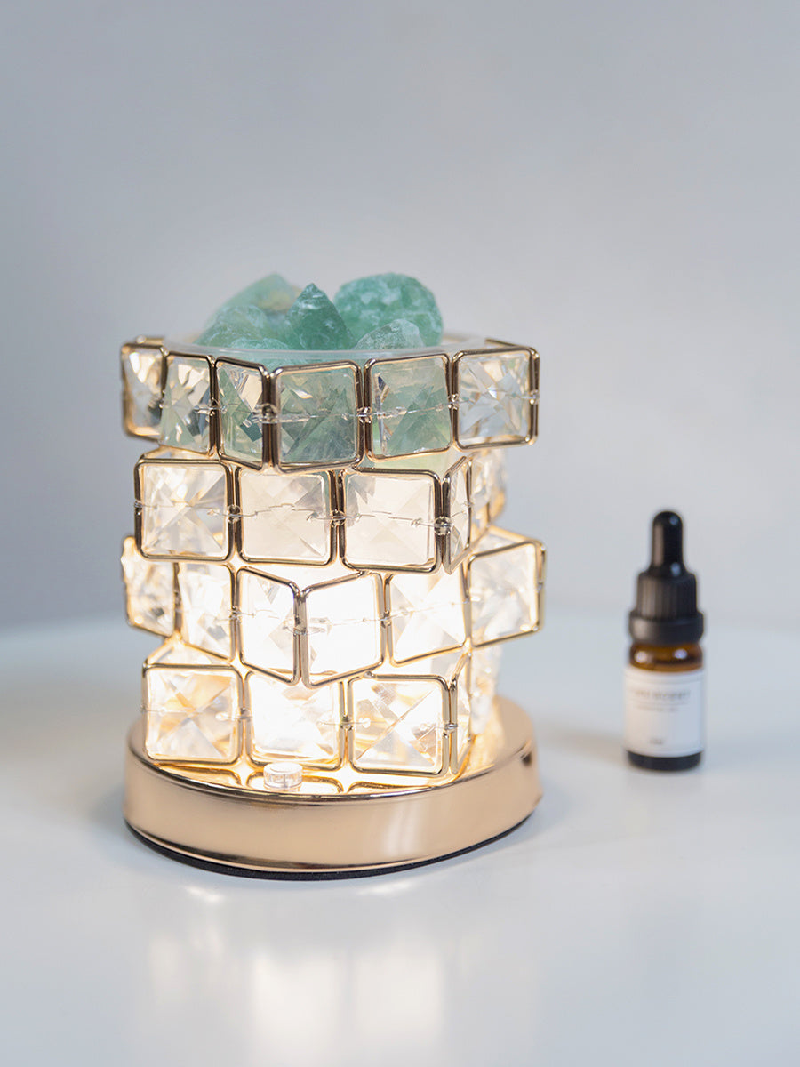 Fire Aromatherapy Crystal Diffuser Indoor Durable Household Night Light